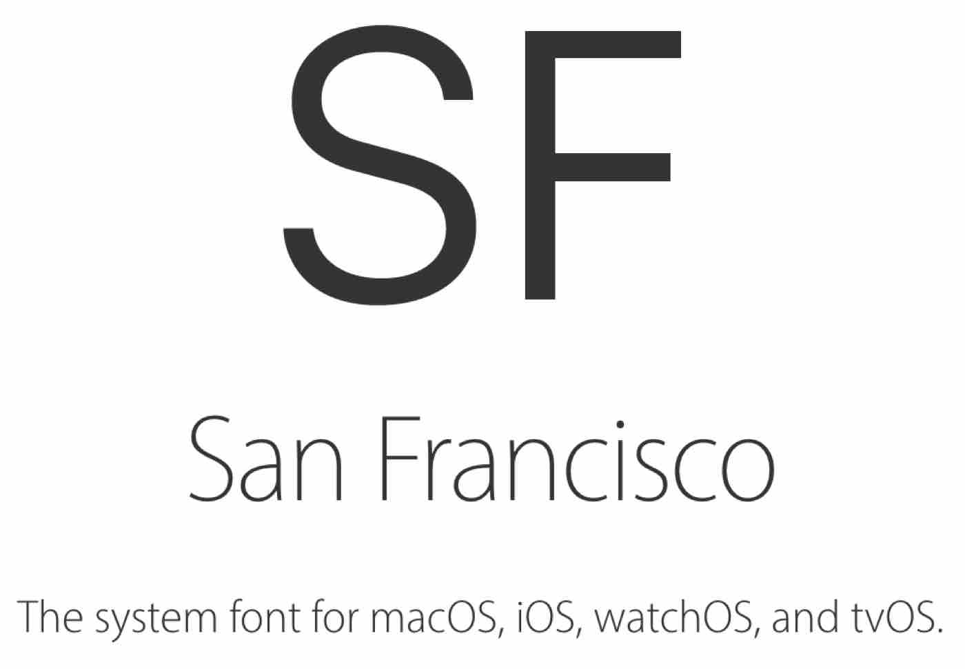 what is the system font for mac high sierra?